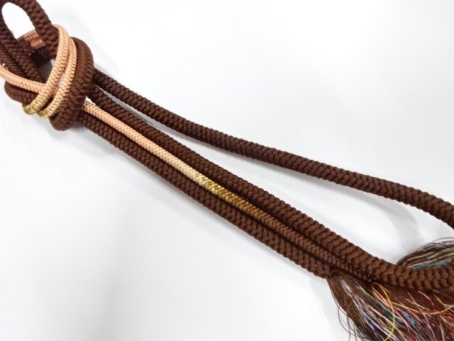 正絹　手組帯締め